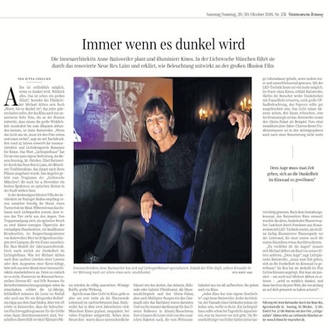 Immer wenn es dunkel wird