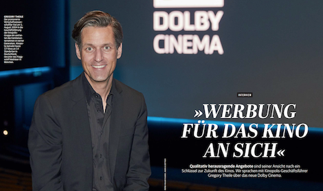 Kinopolis CEO Gregory Theile about the new Dolby Cinema